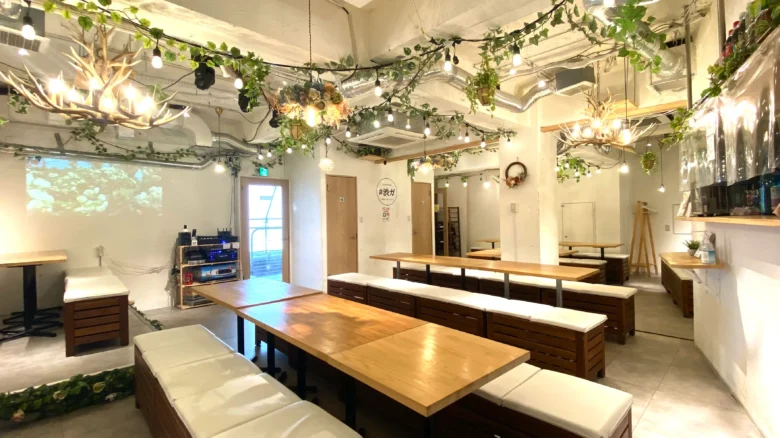 「渋谷ガーデンパティオ」は、貸切に特化したおしゃれ居酒屋です！
昼飲み大歓迎！
大画面プロジェクターを使った20人・３0人・40人・70人など大人数貸切はお任せください！